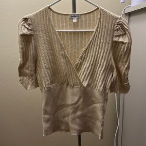 short sleeve sweater